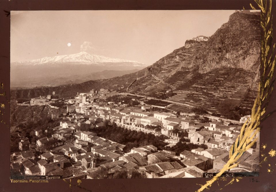Fotografi på Taormina, 1888 - Hallwylska museet - 107918
