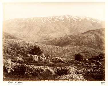 Fotografi på berget Hermon - Hallwylska museet - 104254