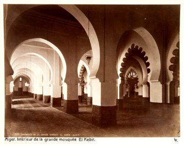 Fotografi på moske El Kébir - Hallwylska museet - 107923