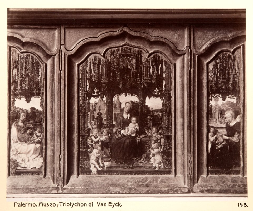 Fotografi på triptyk - Hallwylska museet - 104061
