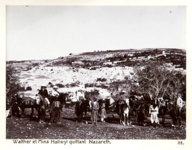 Fotografi på familjen von Hallwyl i Nazareth - Hallwylska museet - 104241 photo