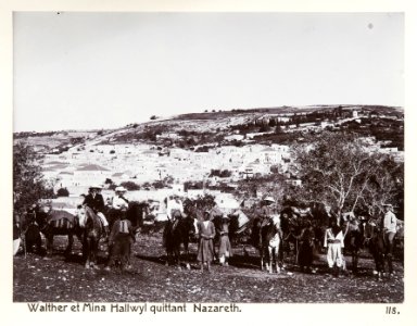 Fotografi på familjen von Hallwyl i Nazareth - Hallwylska museet - 104241