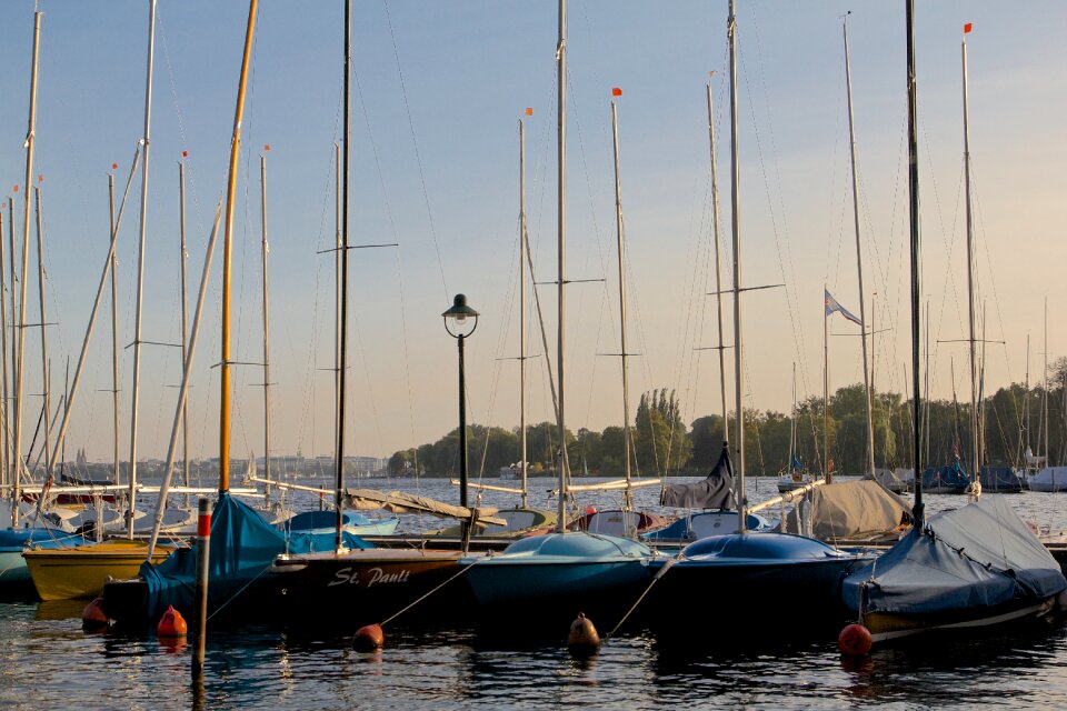 Hamburg lake germany