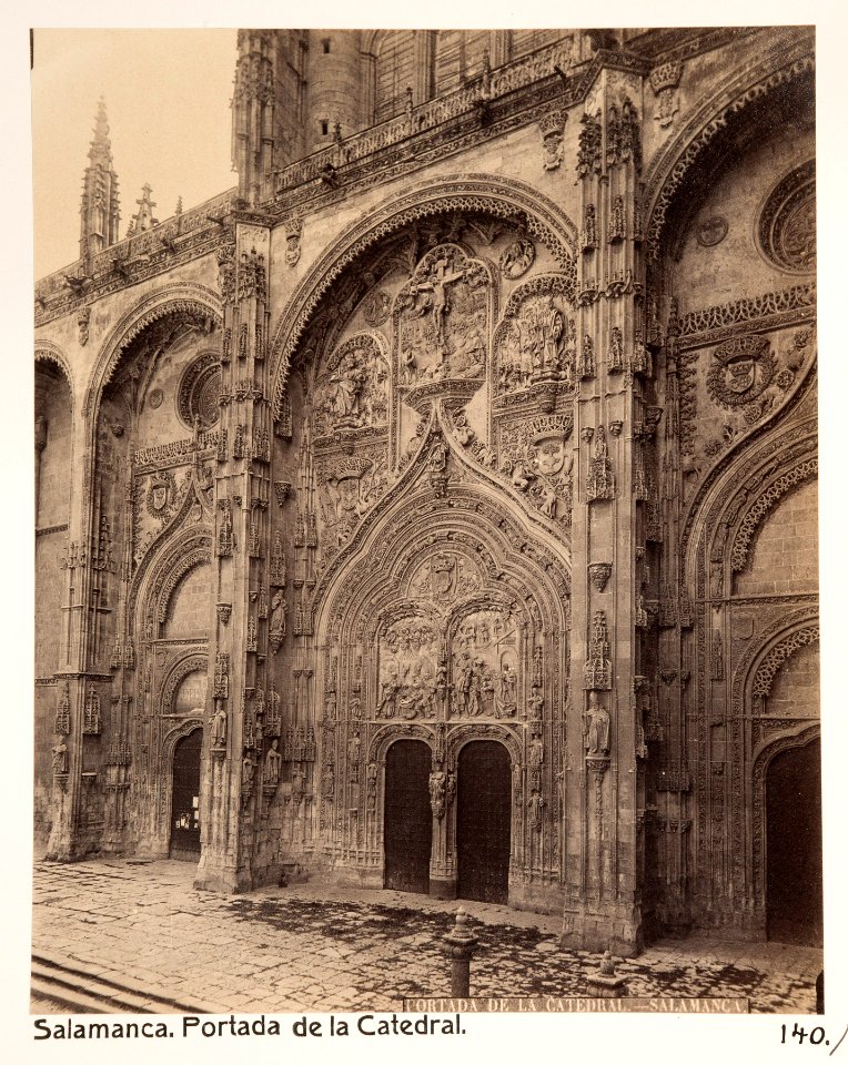 Fotografi, katedral i Salamanca - Hallwylska museet - 107303