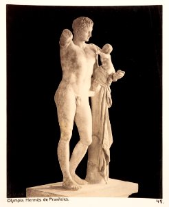 Fotografi på Hermes och Dionysos gjord av Praxiteles - Hallwylska museet - 104603