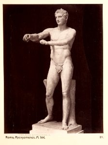 Fotografi. Apoxyomenos. M. Vat. Rom, Italien - Hallwylska museet - 104738 photo