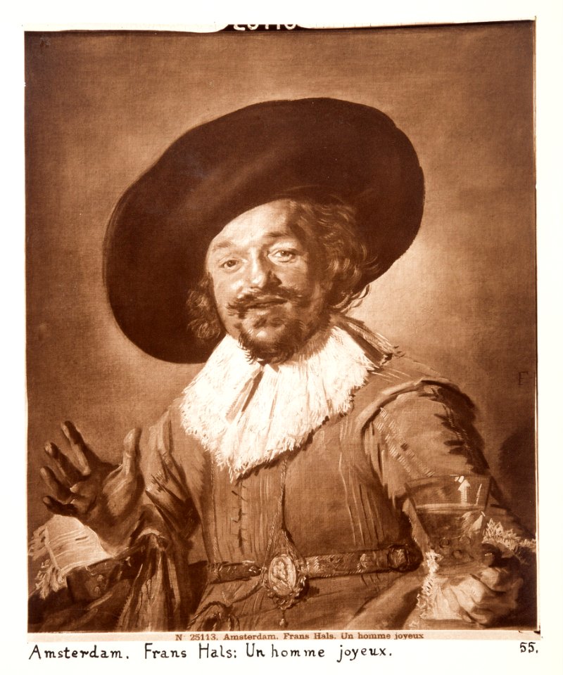 Fotografi på målningen från Rijks-Museum - Hallwylska museet - 104489