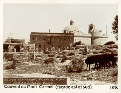 Fotografi på kloster på Karmelberget - Hallwylska museet - 104232