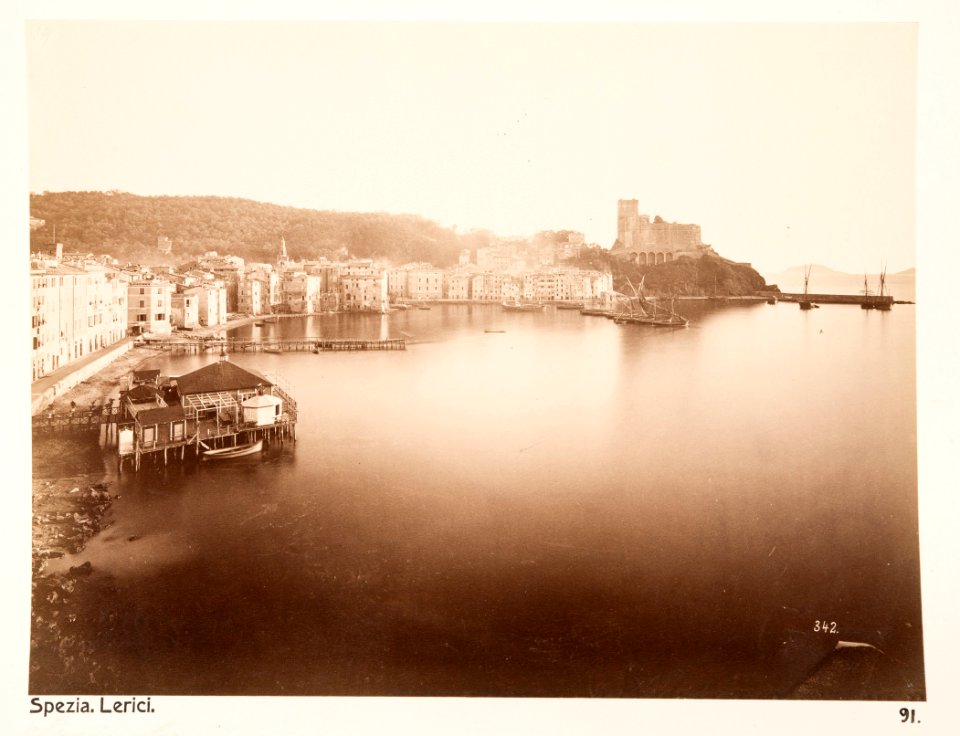 Fotografi. Lerici, Italien. - Hallwylska museet - 107409