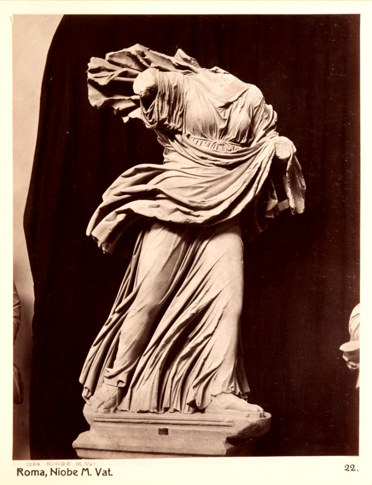 Fotografi. Niobe. M. Vat. Rom, Italien - Hallwylska museet - 104740
