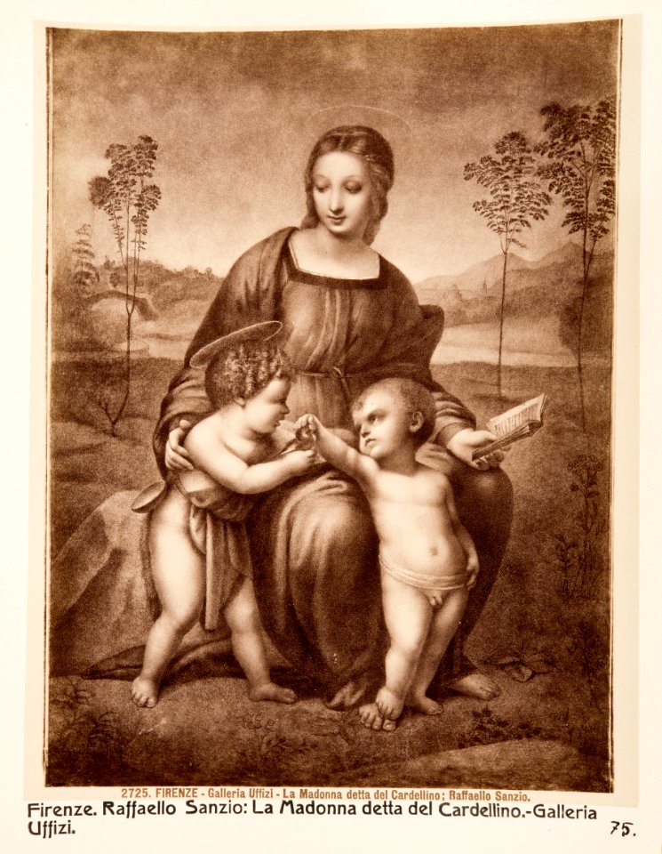Fotografi på Madonna del cardellino - Hallwylska museet - 107393