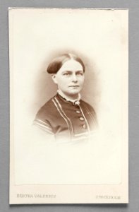 Fotografi. Porträtt. Caroline Pflaum - Hallwylska museet - 87197