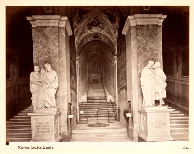 Fotografi. Scala Santa. Rom, Italien - Hallwylska museet - 104736 photo