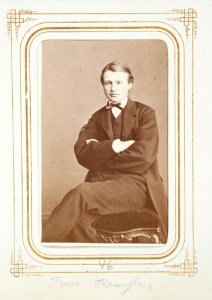 Fotografiporträtt Frans Kristoffer Kempe, 1860-tal - Hallwylska museet - 107838 photo