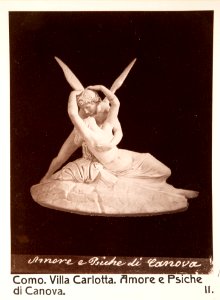 Fotografi på staty av Amor och Psyche - Hallwylska museet - 107331