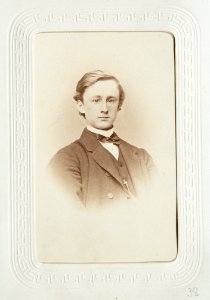 Fotografiporträtt på Adolph Fredrik Hök, 1860-tal - Hallwylska museet - 107616