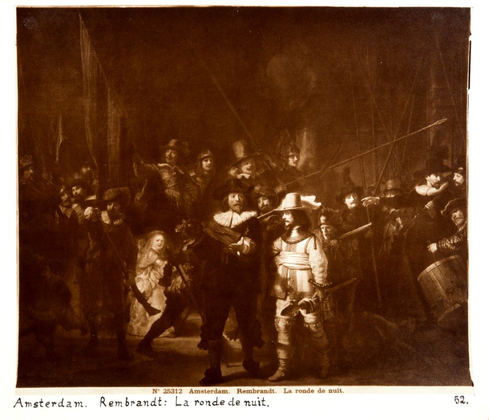 Fotografi på målningen från Rijks-Museum - Hallwylska museet - 104486