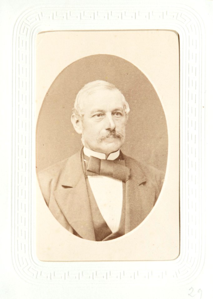 Fotografiporträtt på Albrecht Baltzer Wallis, 1860 - 1885 - Hallwylska museet - 107607