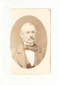 Fotografiporträtt på Albrecht Baltzer Wallis, 1860 - 1885 - Hallwylska museet - 107607