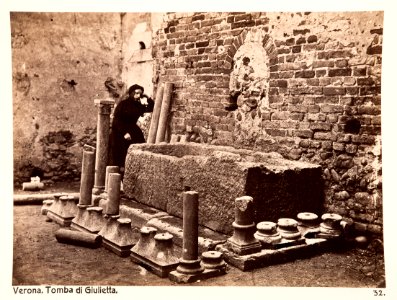 Fotografi på Tomba di Giulietta, Verona - Hallwylska museet - 107352