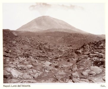 Fotografi på vulkanen Vesuvio - Hallwylska museet - 107908