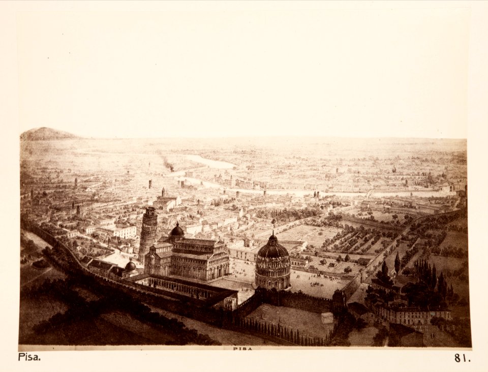Fotografi, Pisa, Italien från 1883 - Hallwylska museet - 107399