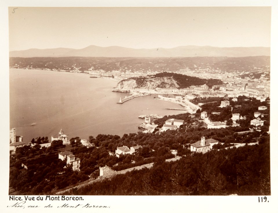 Fotografi över Nice, 1883 - Hallwylska museet - 107211