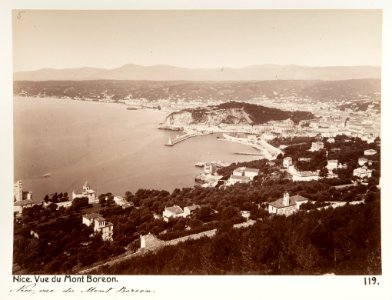 Fotografi över Nice, 1883 - Hallwylska museet - 107211