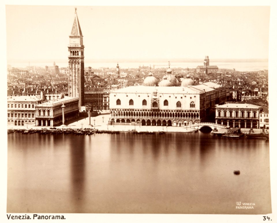 Fotografi över Venedig - Hallwylska museet - 107354