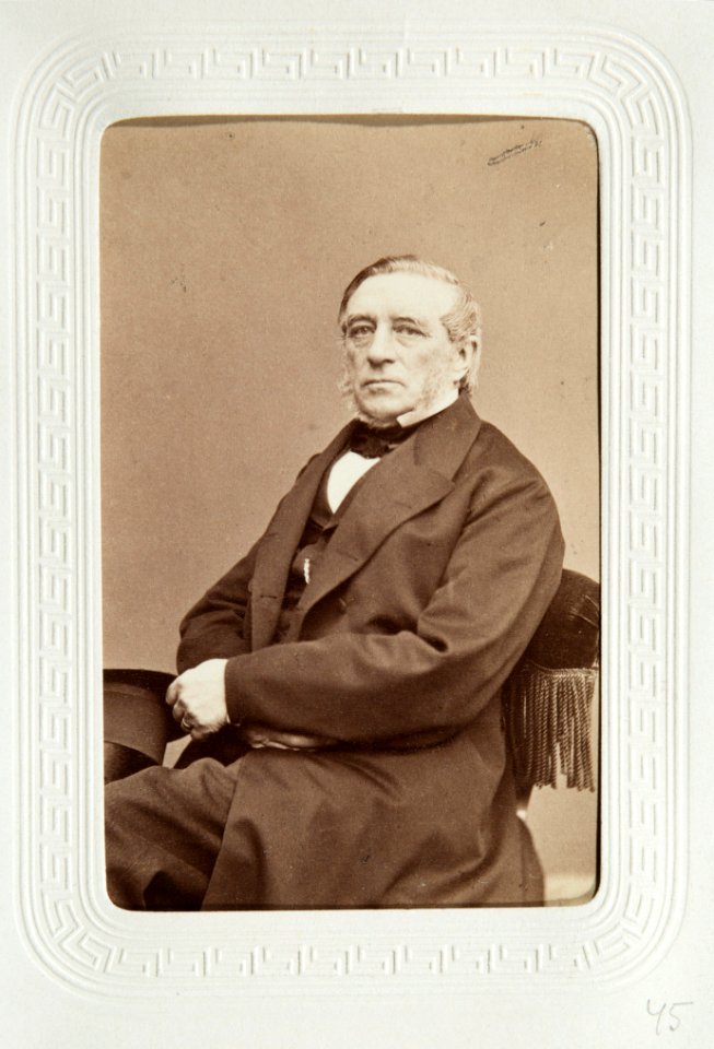 Fotografiporträtt på Carl Kempe, 1860-tal - Hallwylska museet - 107623