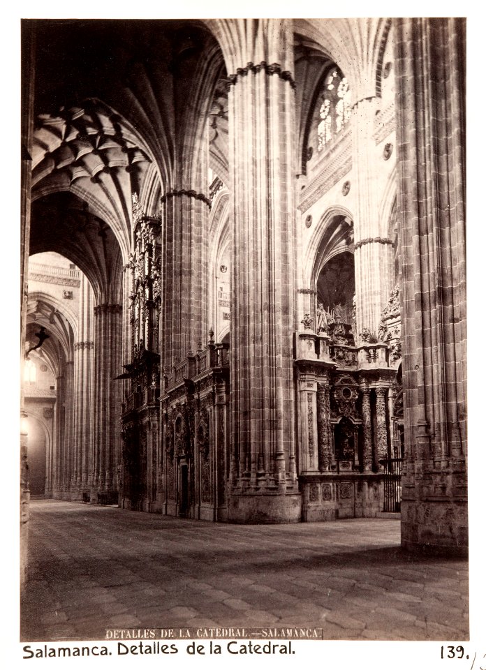 Fotografi, katedral i Salamanca - Hallwylska museet - 107302