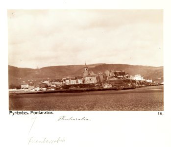 Fotografi. Pyrenéerna. Fuenterrabía, Spanien. - Hallwylska museet - 107477