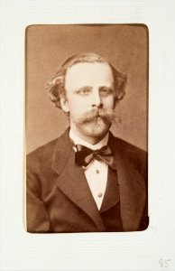 Fotografiporträtt på friherre Johan Albert Kantzow - Hallwylska museet - 107658
