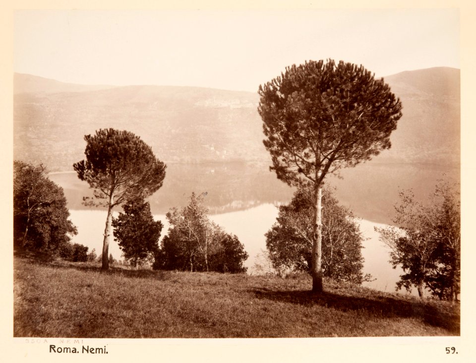 Fotografi. Nemi, Italien - Hallwylska museet - 104703