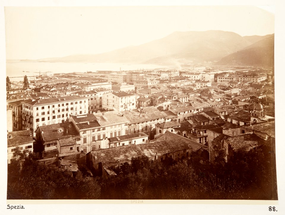 Fotografi. Spezia, Italien. - Hallwylska museet - 107406