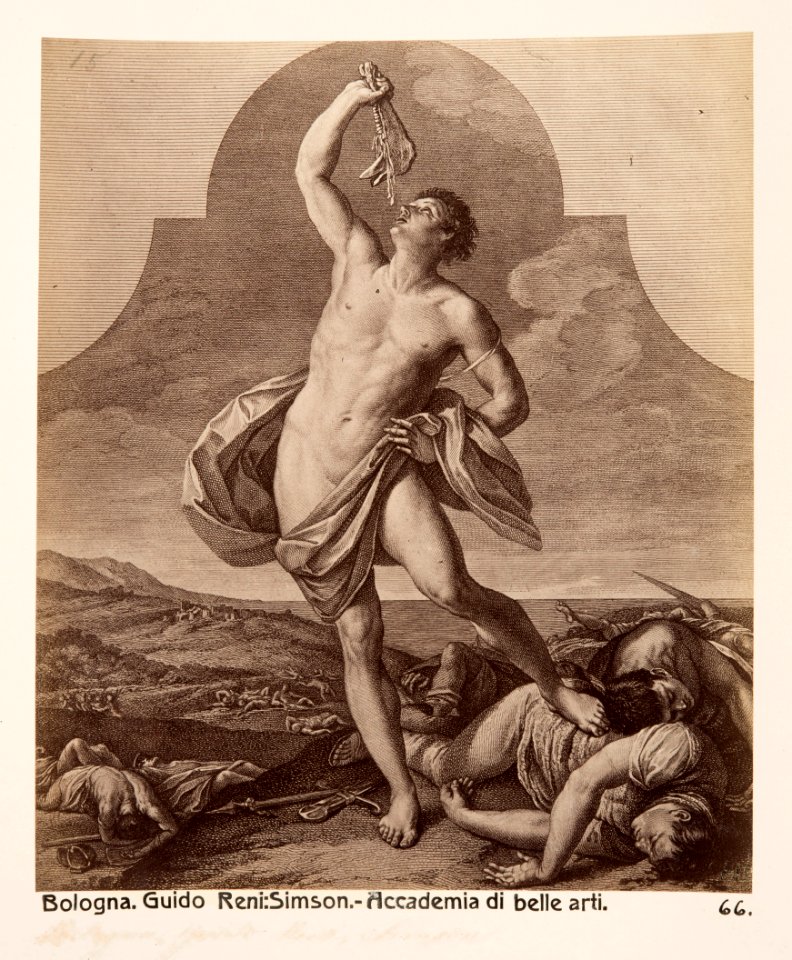 Fotografi, målning på Sansone - Hallwylska museet - 107384