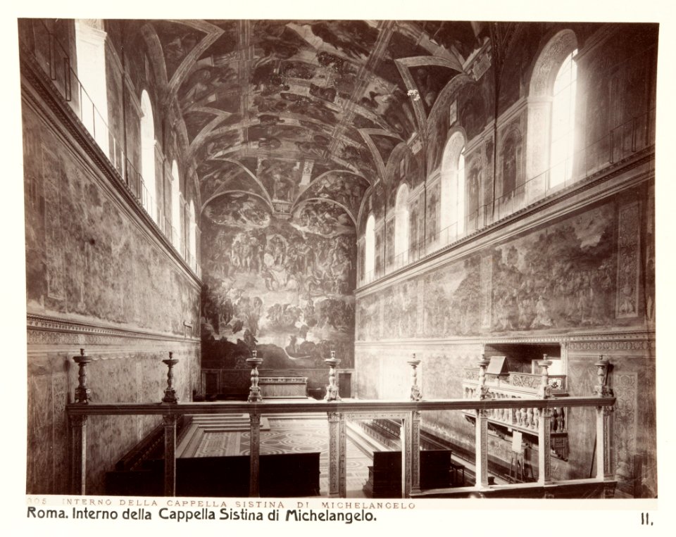 Fotografi, Sixtinska kapellet - Hallwylska museet - 107521