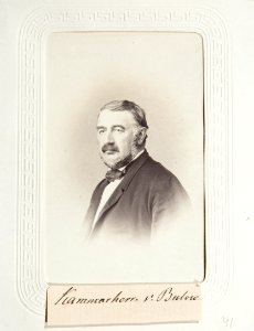 Fotografiporträtt på Adolph von Bülow, 1860-tal - Hallwylska museet - 107619 photo