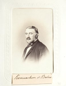 Fotografiporträtt på Adolph von Bülow, 1860-tal - Hallwylska museet - 107619