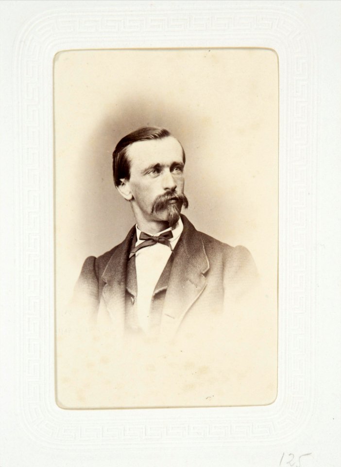 Fotografiporträtt av schweiziske officeren d'Appels - Hallwylska museet - 107716