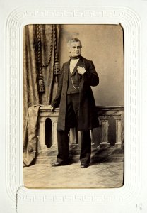 Fotografiporträtt på Albrecht Baltzer Wallis, 1855 - 1885 - Hallwylska museet - 107596