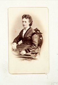 Fotografiporträtt på Emma von Legat - Hallwylska museet - 107777