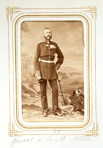 Fotografiporträtt på General William von Voigts-Rhetz - Hallwylska museet - 107816