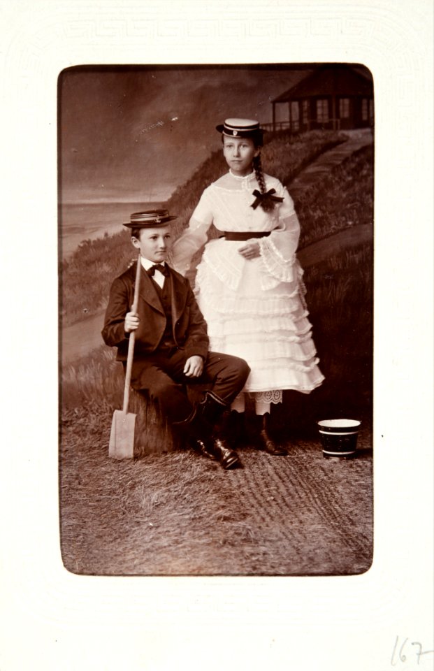 Fotografiporträtt på barn, Charlotte Pope - Hallwylska museet - 107790