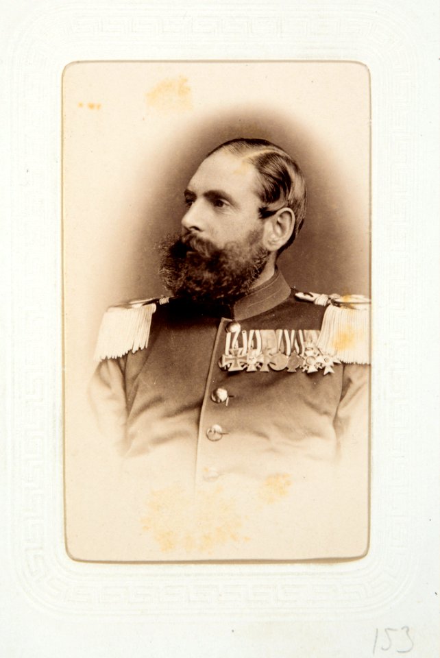 Fotografiporträtt på general Helmut von Legat - Hallwylska museet - 107776