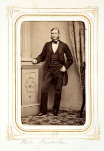 Fotografiporträtt på grosshandlare August Ferdinand Giesecke - Hallwylska museet - 107831