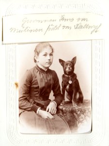 Fotografiporträtt på Irma von Hallwyl, 1800-talets andra hälft - Hallwylska museet - 107592 photo