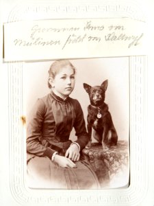 Fotografiporträtt på Irma von Hallwyl, 1800-talets andra hälft - Hallwylska museet - 107592
