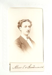 Fotografiporträtt på Eduard von Freudenreich, 1860 - 1879 - Hallwylska museet - 107641 photo