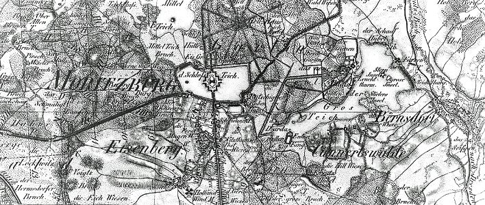 Fotothek df rp-c 0820043 Moritzburg-Bärnsdorf. Ausschnitt aus, Oberreit, Sect. Großenhain, 1841-43
